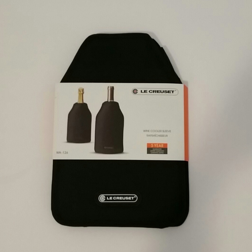 Le Creuset Wine Cooler Sleeve Black